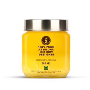 A2 Pure Desi Gir Cow Ghee Vedic Bilona Method 500 ML