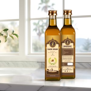 Kachi Ghani Cold Pressed Black Mustard Combo 2x500ML