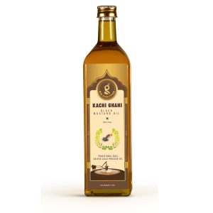 Kachi Ghani Cold Pressed Black Mustard Oil 1000ML