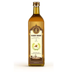Kachi Ghani Cold Pressed Yellow Mustard Oil 1000ML